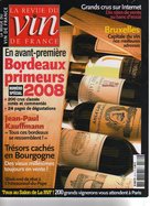 La revue du vin de France, mai 2009, article sur le Salon RVF 2009